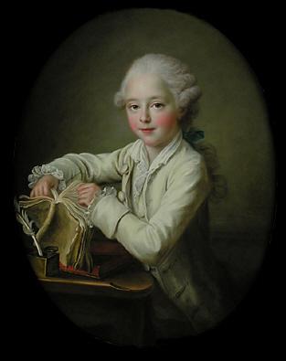 Francois-Hubert Drouais Portrait of marquis de Briges, aged 7